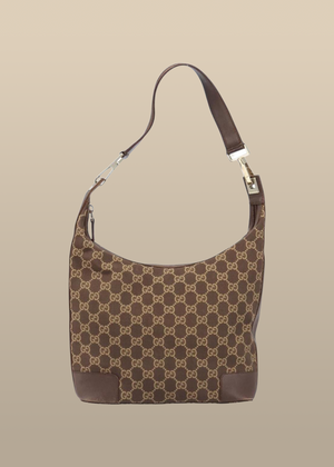 Gucci Brown Monogram Shoulder Bag