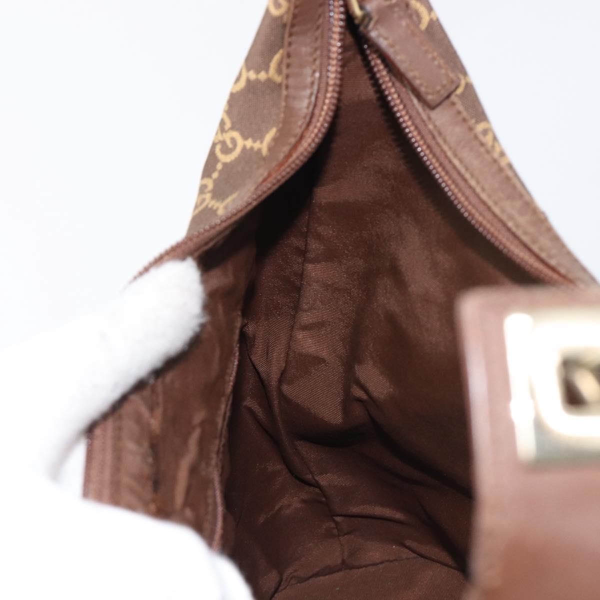 Gucci Brown Monogram Shoulder Bag