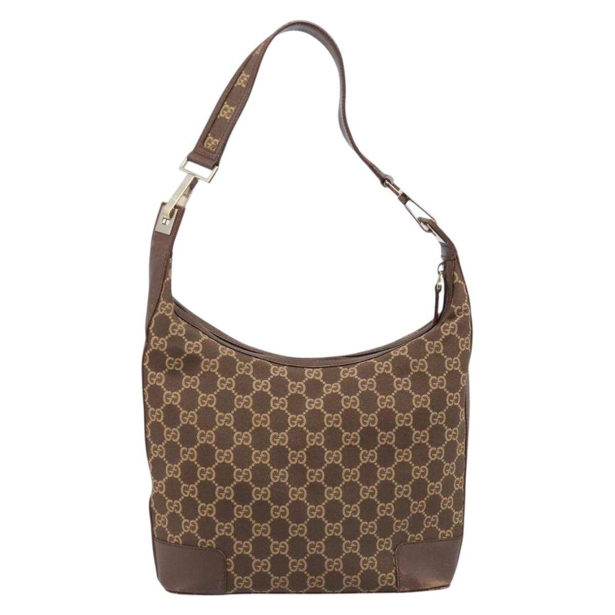 Gucci Brown Monogram Shoulder Bag