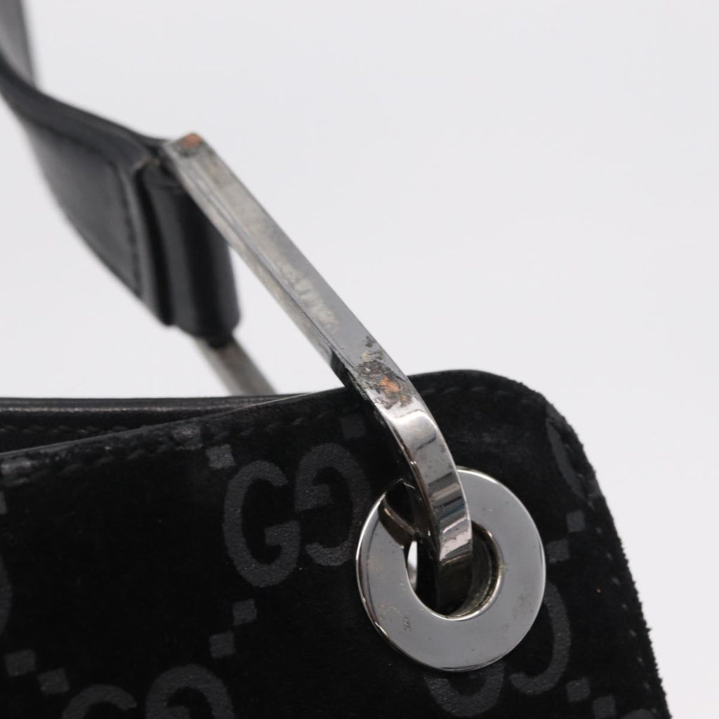 Gucci Tom Ford Black Monogram Shoulder Bag