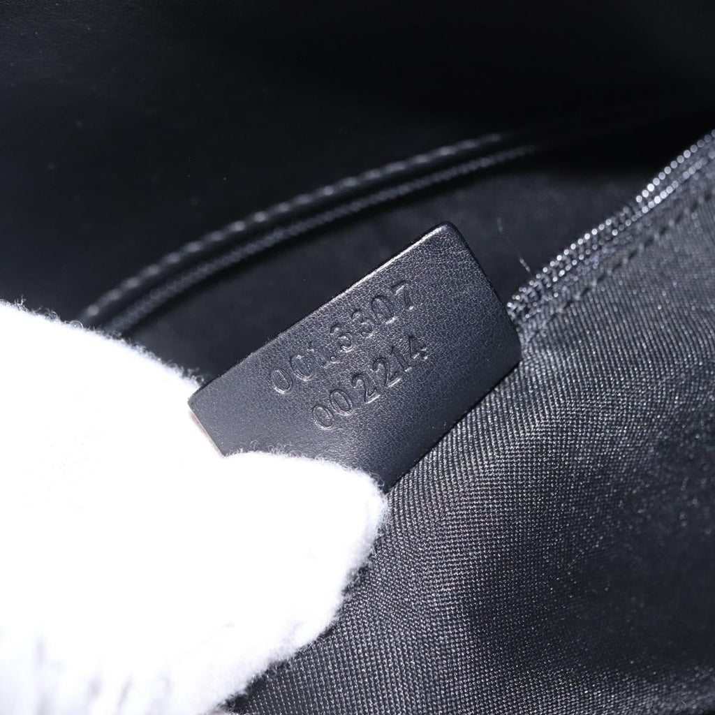 Gucci Tom Ford Black Monogram Shoulder Bag
