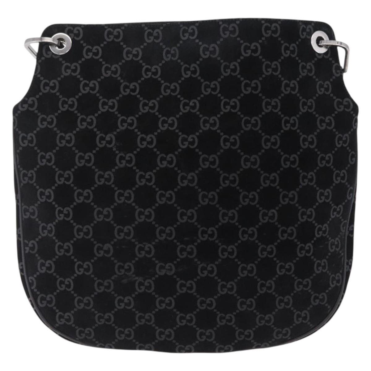 Gucci Tom Ford Black Monogram Shoulder Bag
