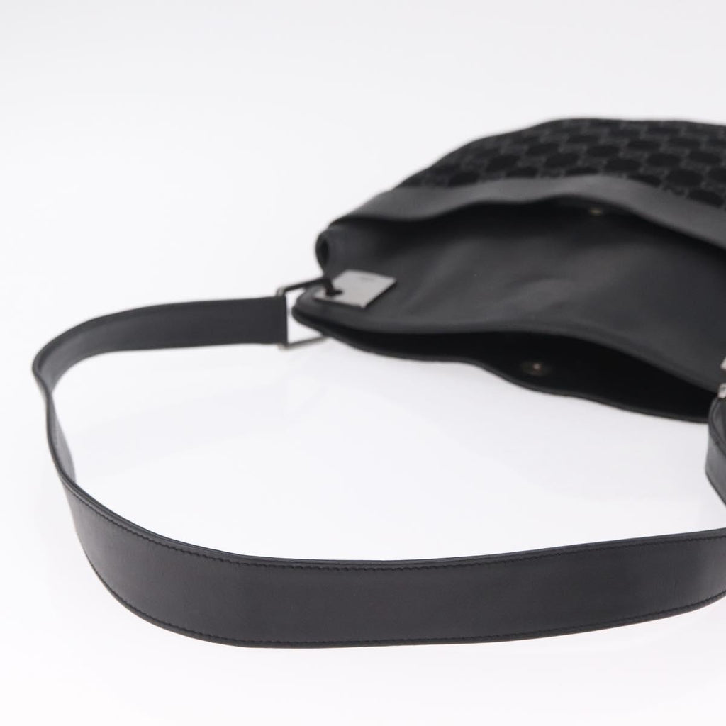 Gucci Tom Ford Black Monogram Shoulder Bag