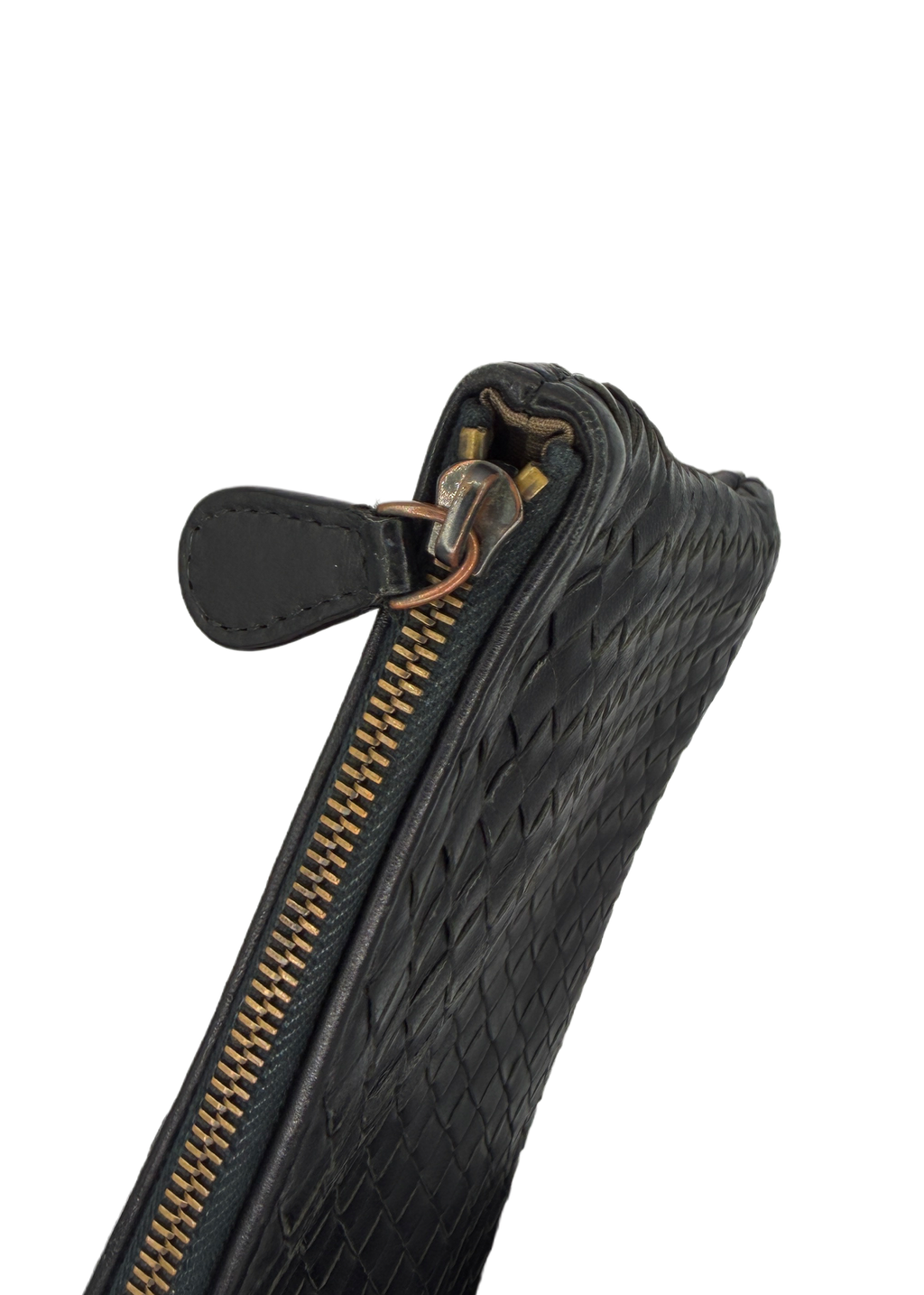Bottega Veneta Black Quilted Clutch