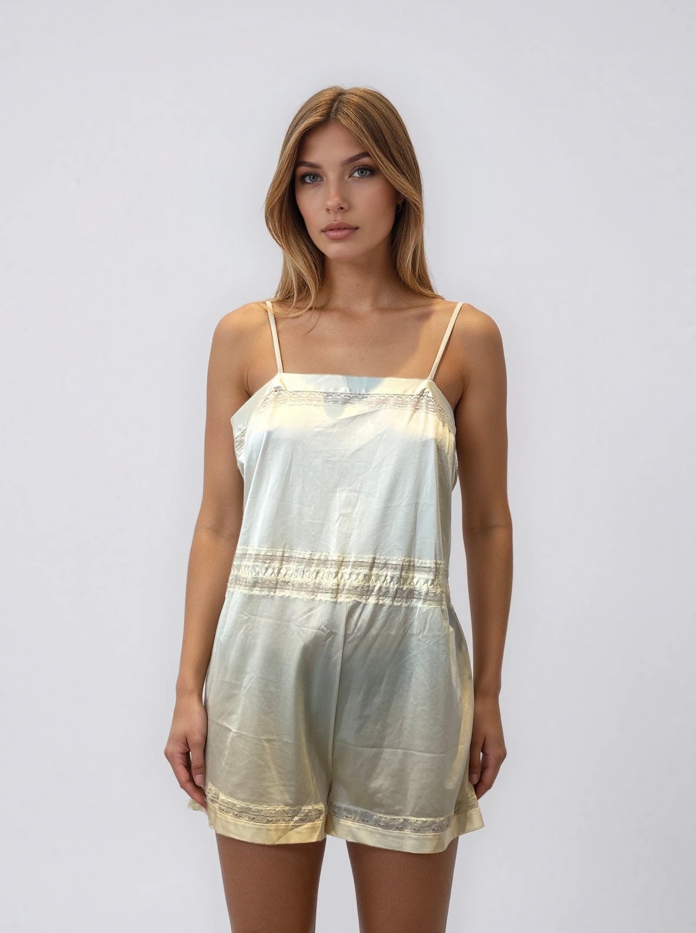 Dior Satin & Lace Romper