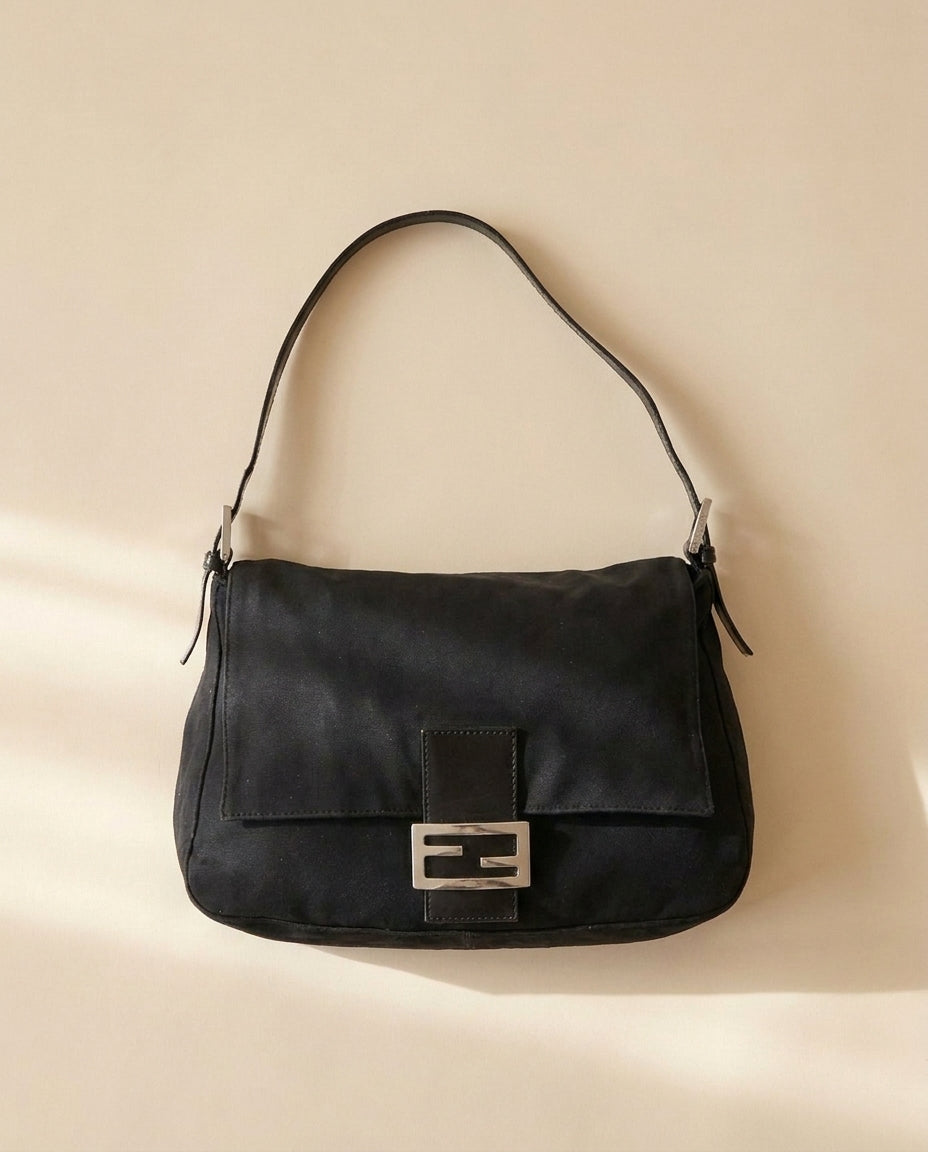 Fendi Black Mama Baguette