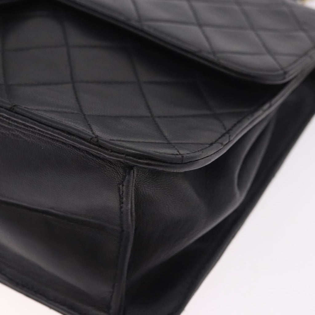 Chanel Black Leather Flap Bag