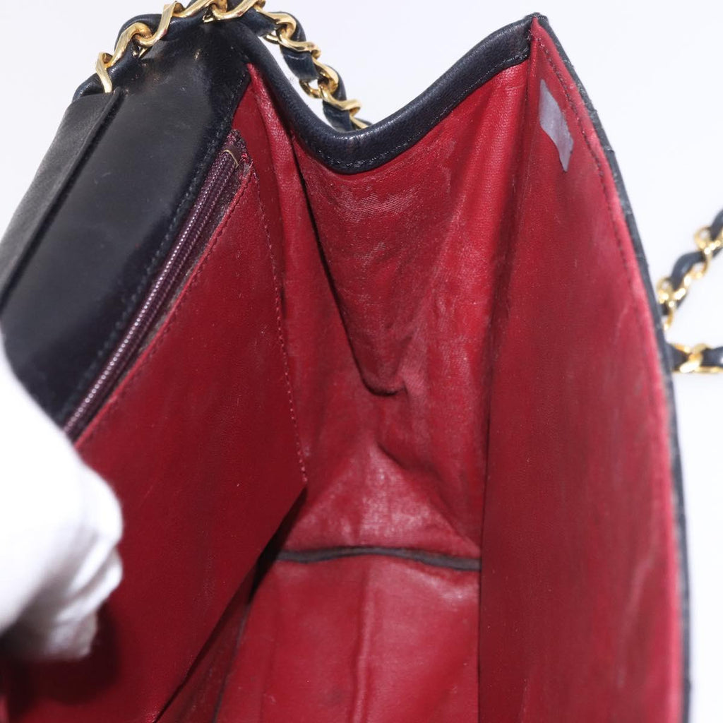Chanel Black Leather Flap Bag