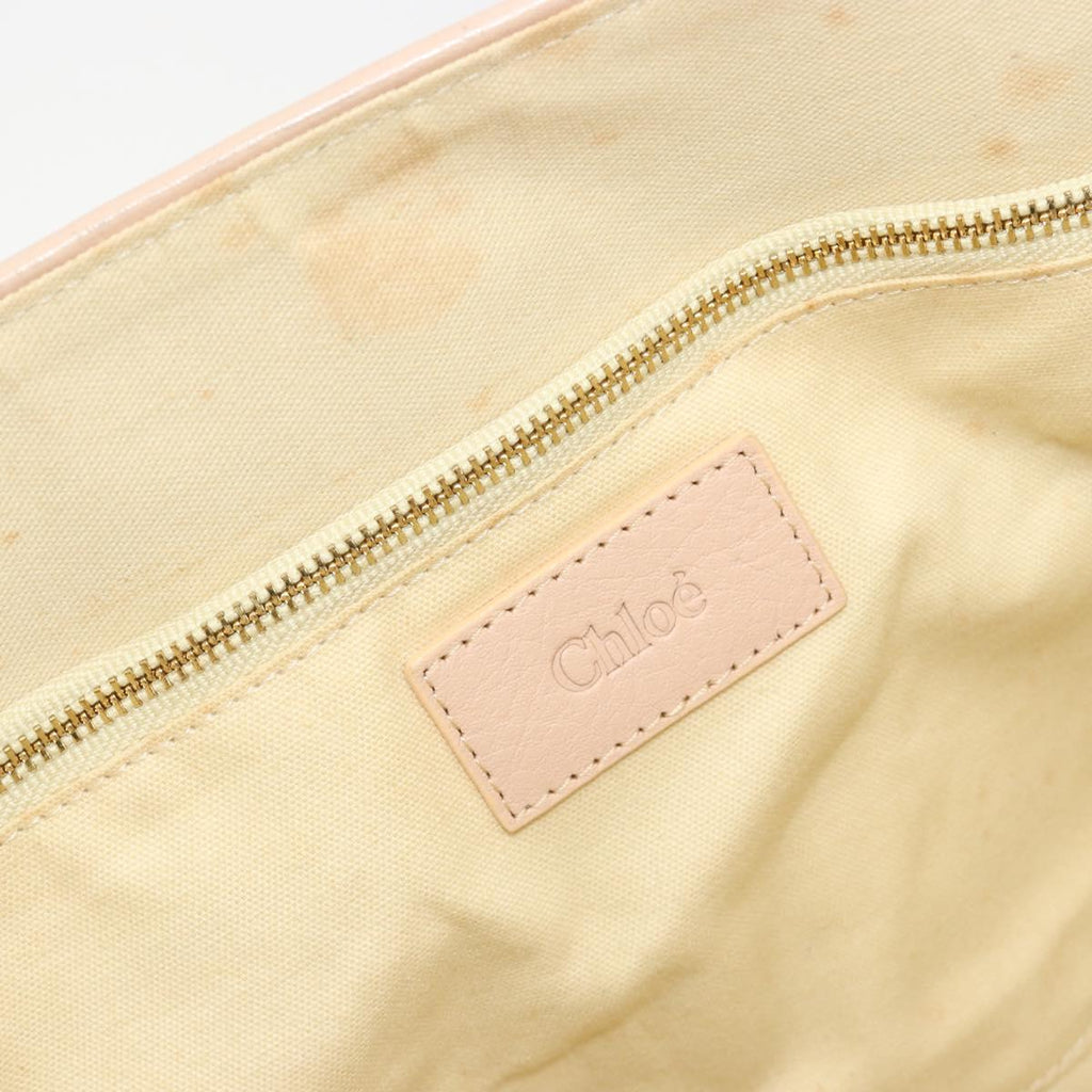 Chloe Raffia and Pink Tote