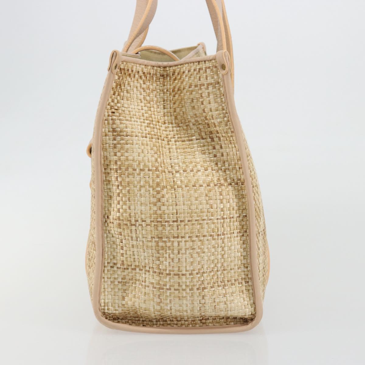 Chloe Raffia and Pink Tote