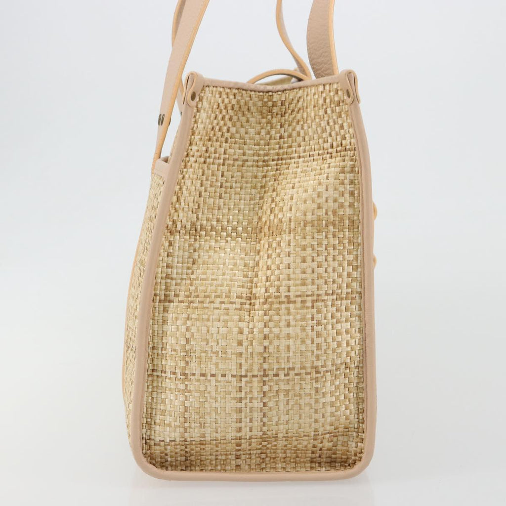 Chloe Raffia and Pink Tote