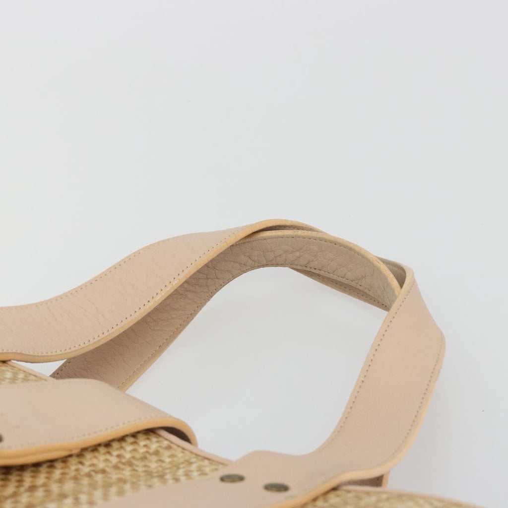 Chloe Raffia and Pink Tote