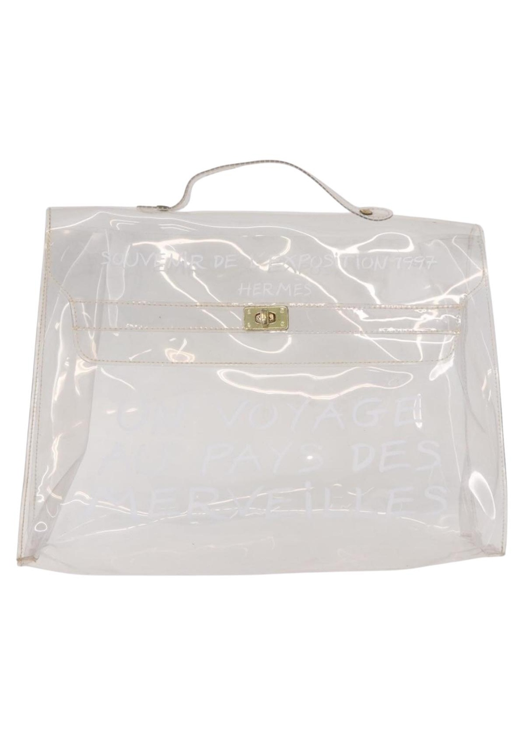 Hermès Clear Vinyl Kelly Handbag