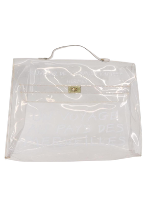 Hermès Clear Vinyl Kelly Handbag
