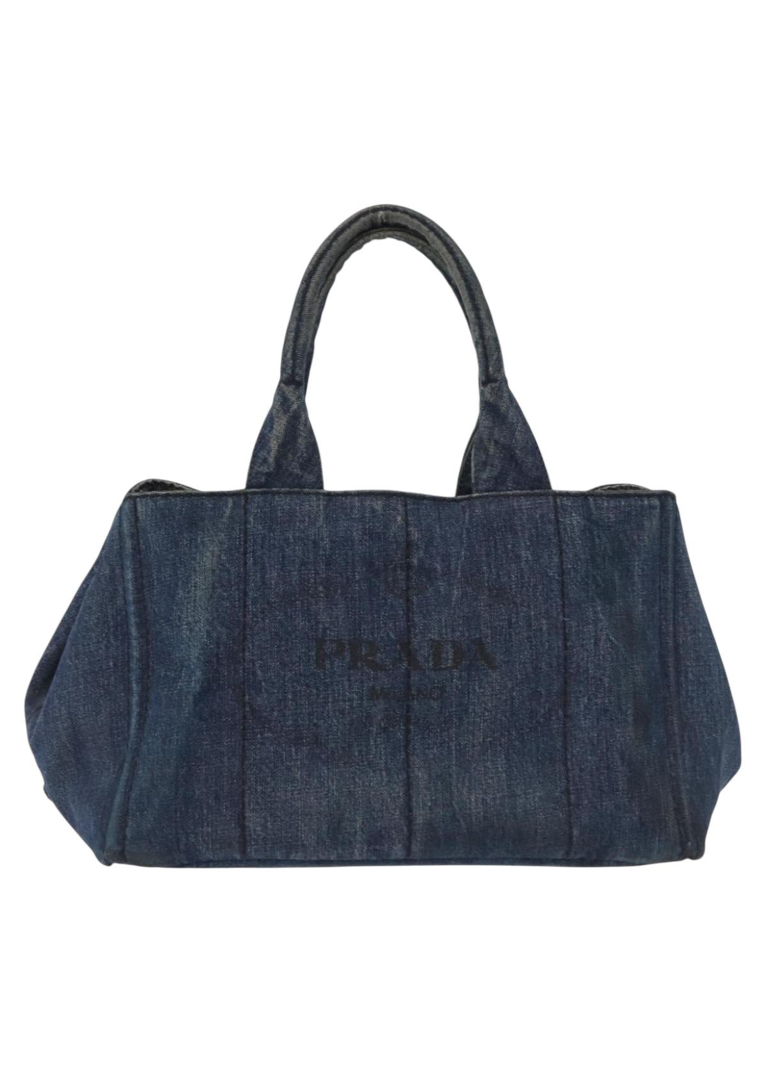 Prada Denim Canapa Tote