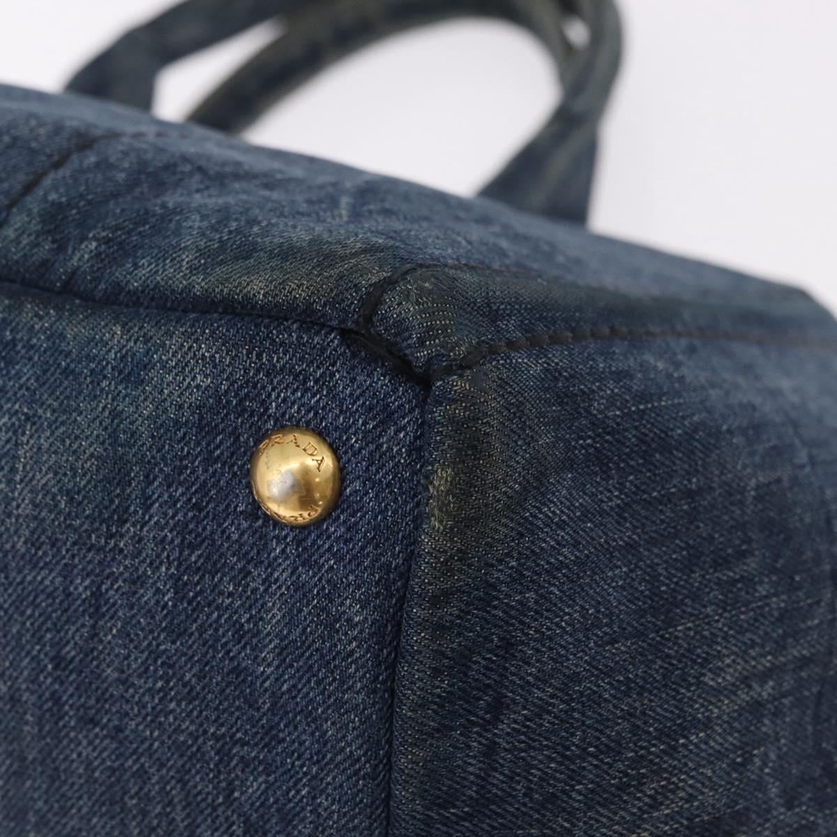 Prada Denim Canapa Tote