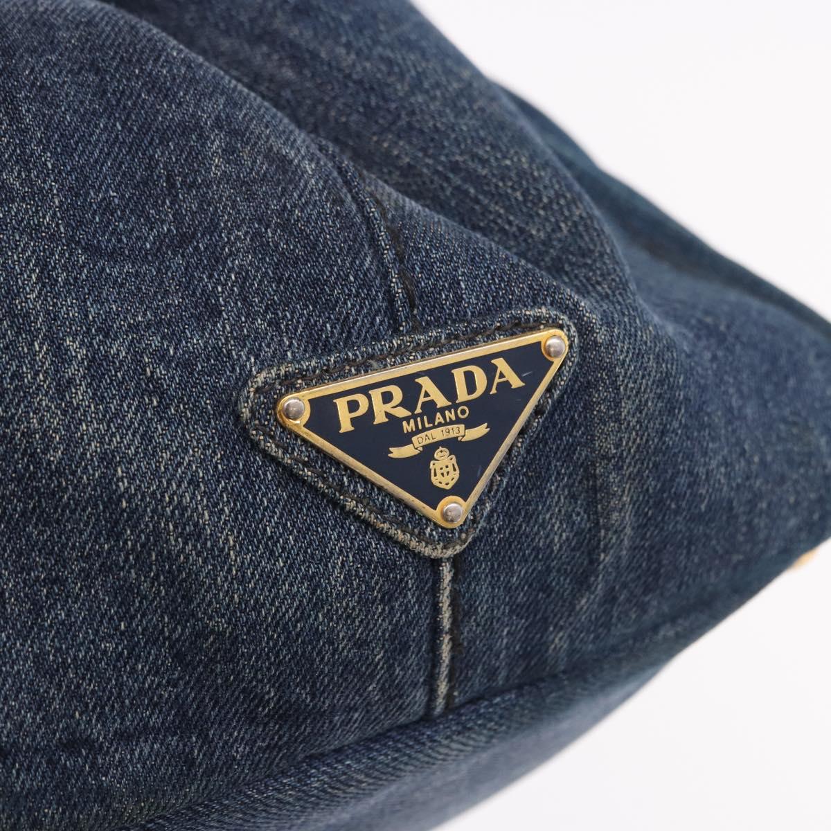 Prada Denim Canapa Tote
