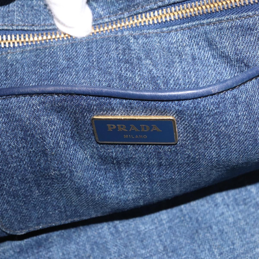 Prada Denim Canapa Tote