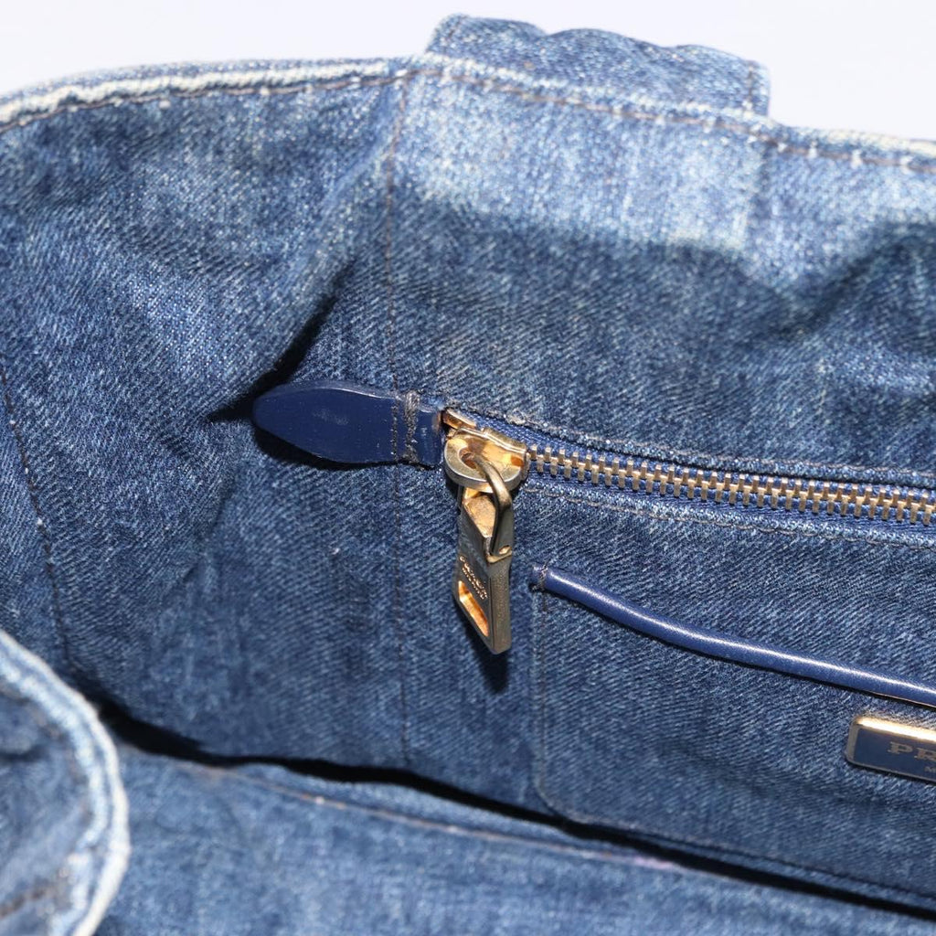 Prada Denim Canapa Tote