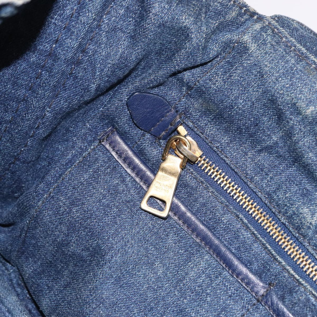 Prada Denim Canapa Tote