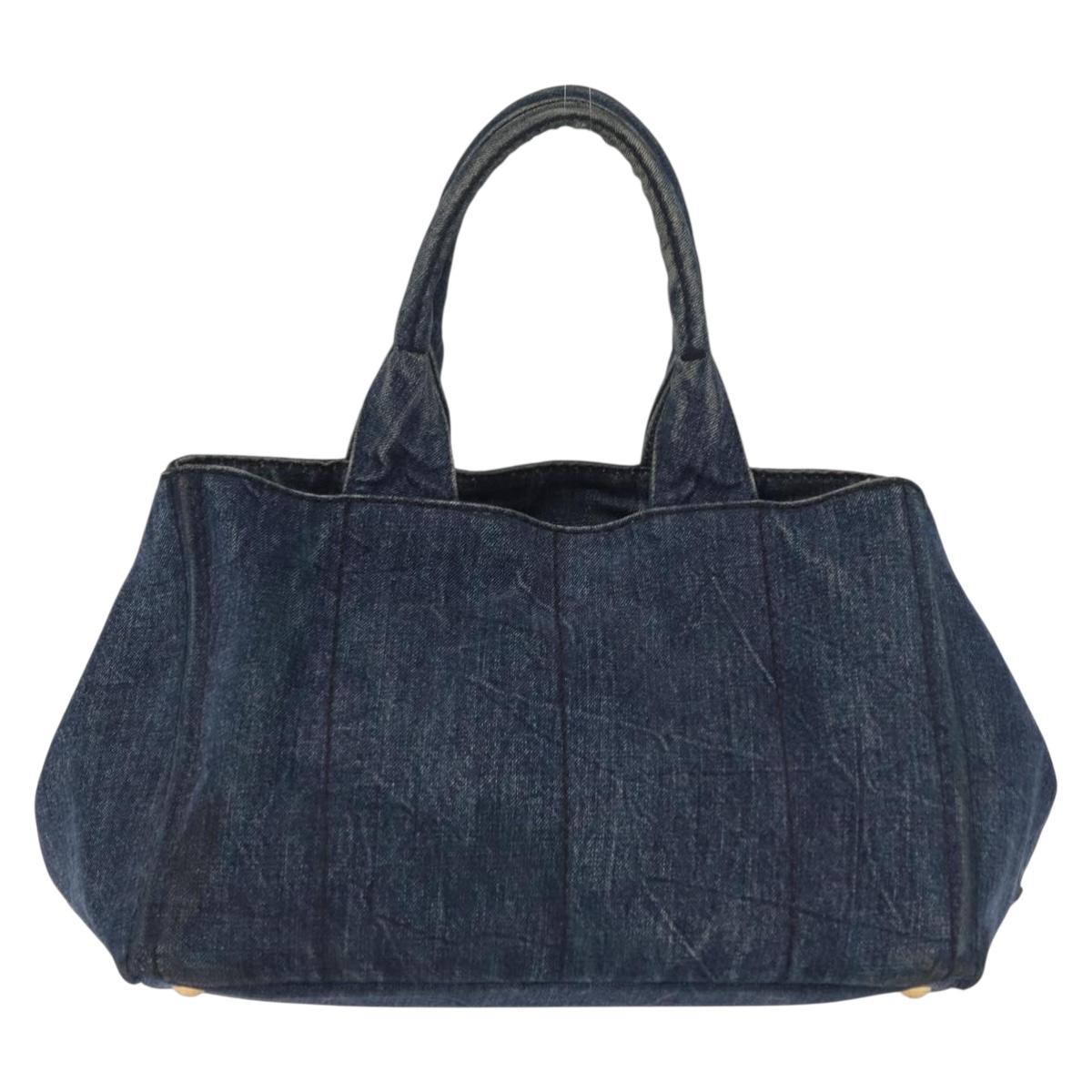 Prada Denim Canapa Tote