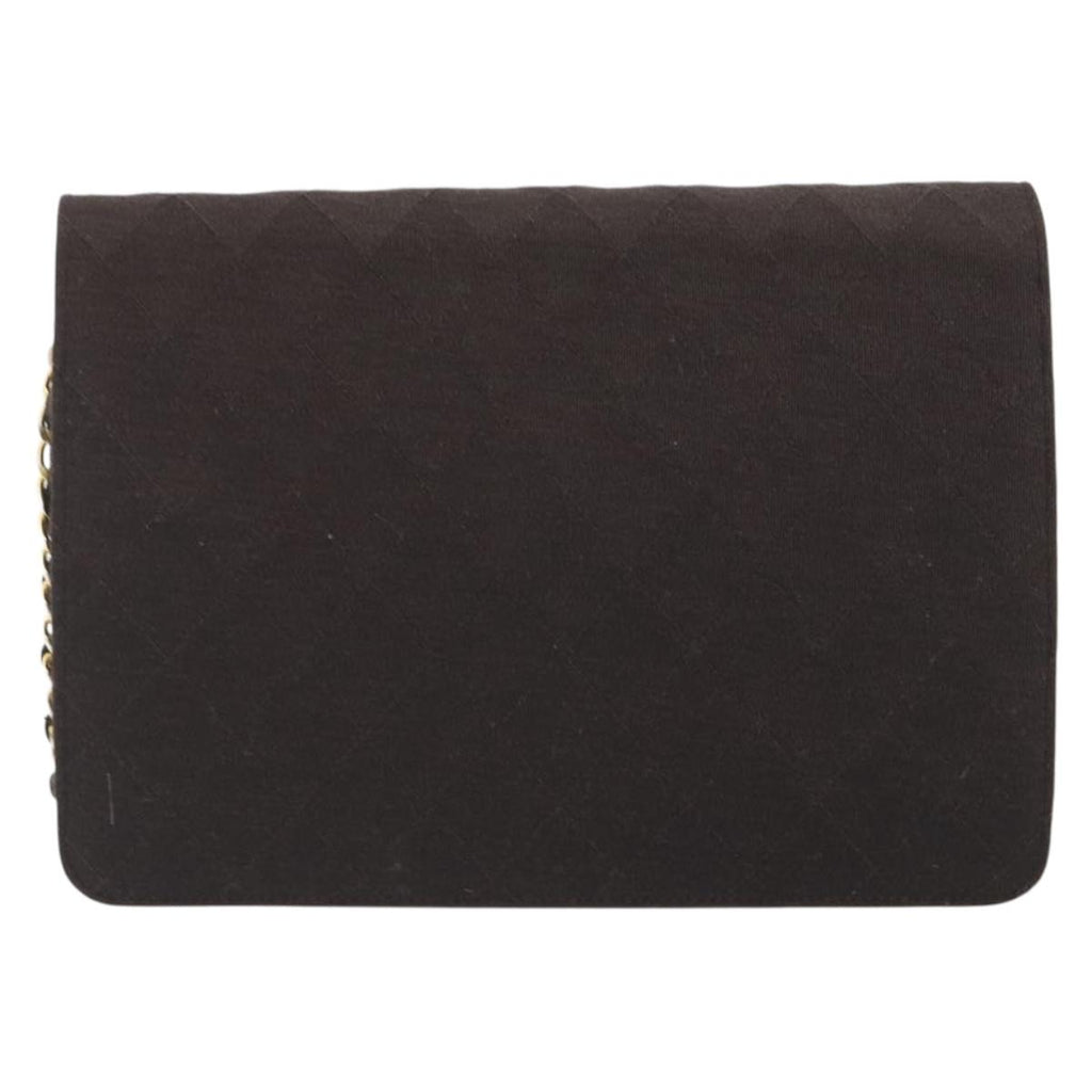 Chanel Brown Cotton Flap