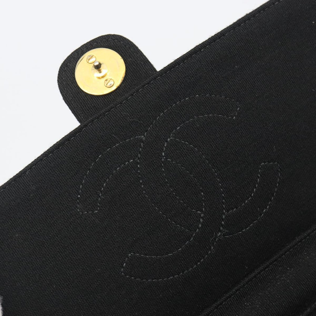 Chanel Black Cotton Flap