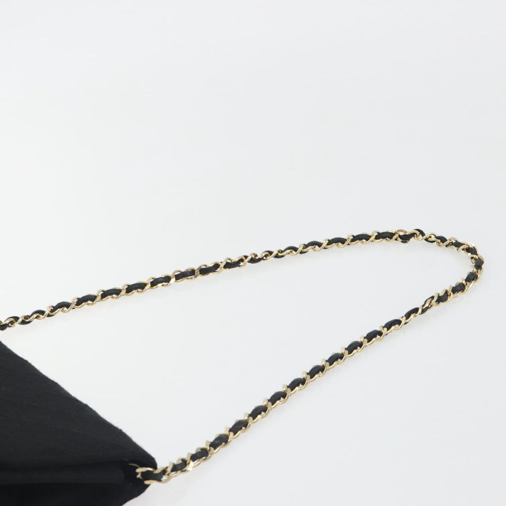 Chanel Black Cotton Flap