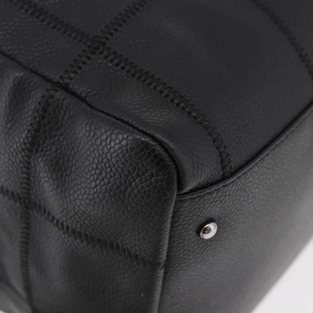 Chanel Black and Silver Shoulder Bag