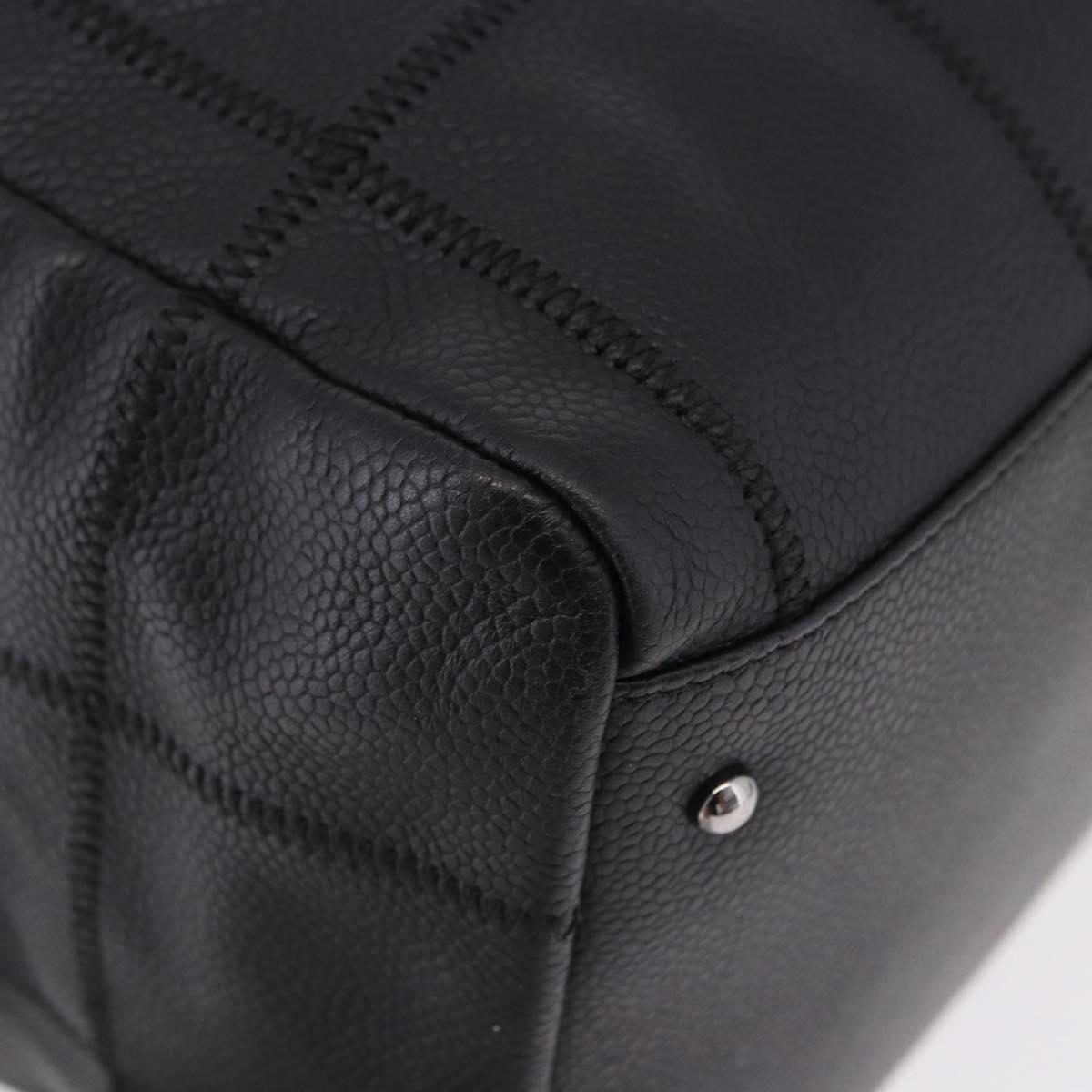 Chanel Black and Silver Shoulder Bag