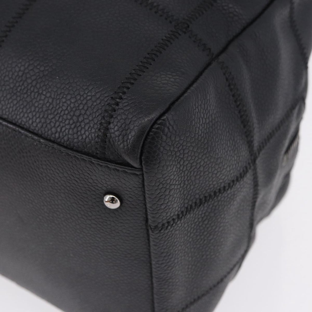 Chanel Black and Silver Shoulder Bag