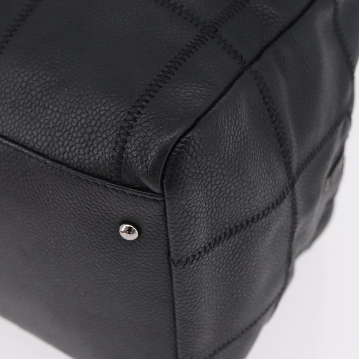 Chanel Black and Silver Shoulder Bag