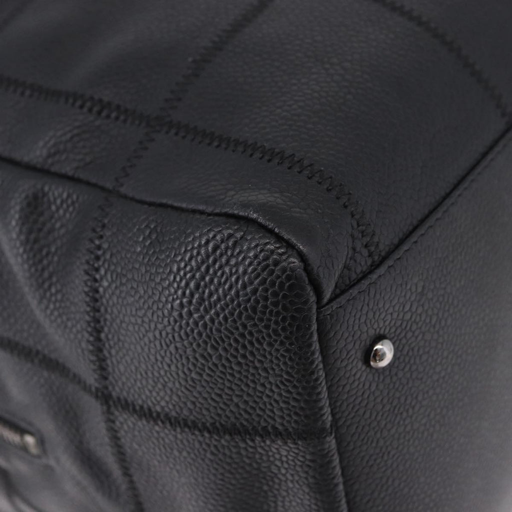 Chanel Black and Silver Shoulder Bag