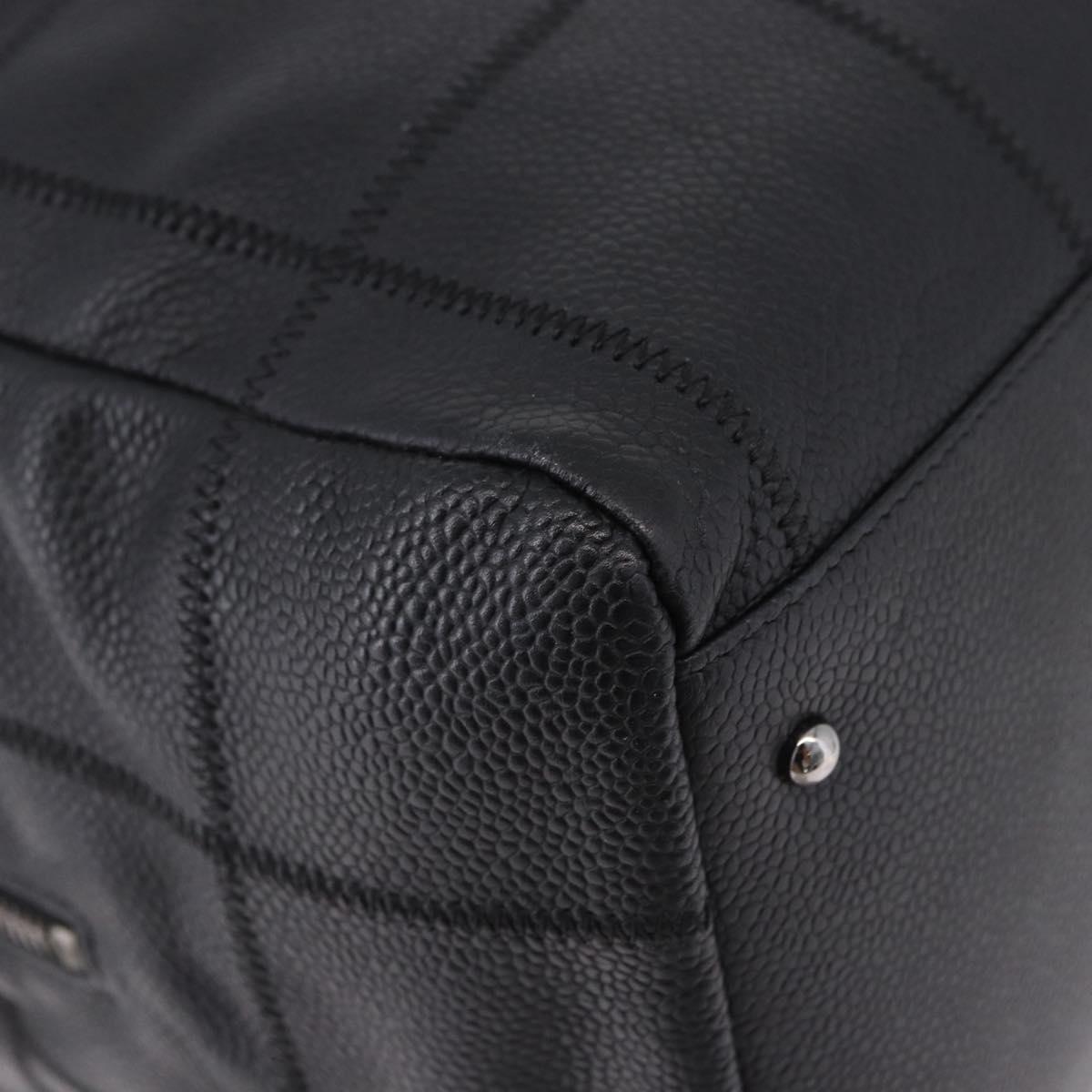 Chanel Black and Silver Shoulder Bag