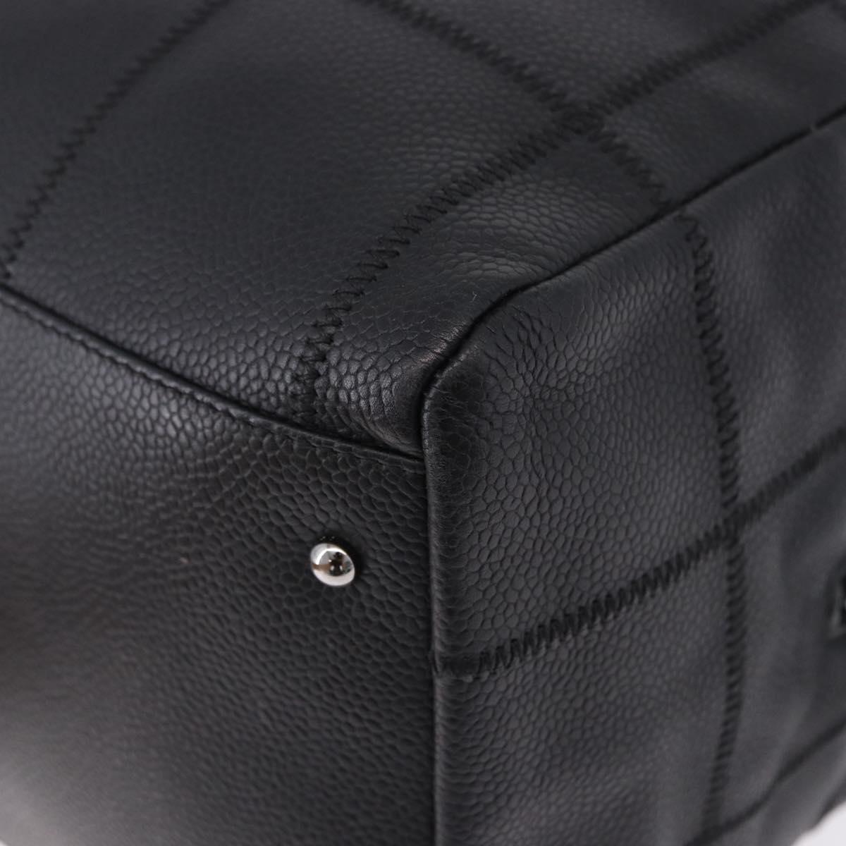 Chanel Black and Silver Shoulder Bag
