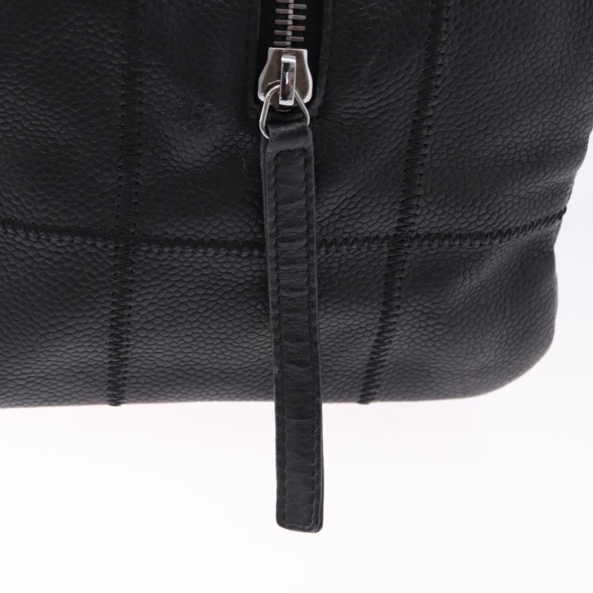 Chanel Black and Silver Shoulder Bag