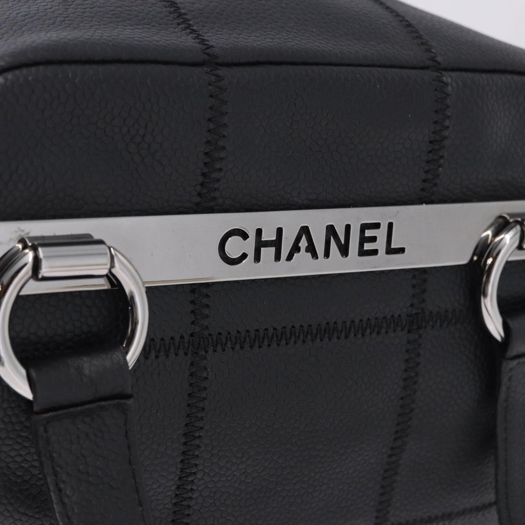 Chanel Black and Silver Shoulder Bag