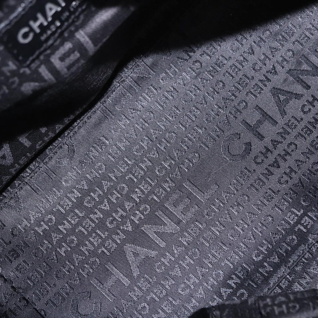 Chanel Black and Silver Shoulder Bag
