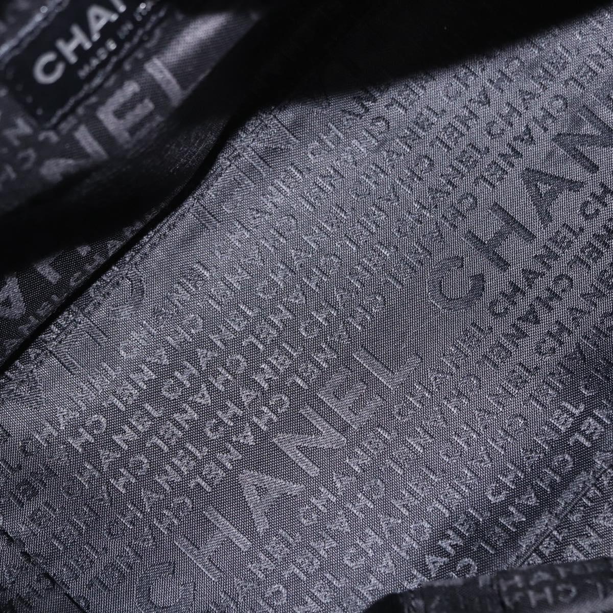 Chanel Black and Silver Shoulder Bag