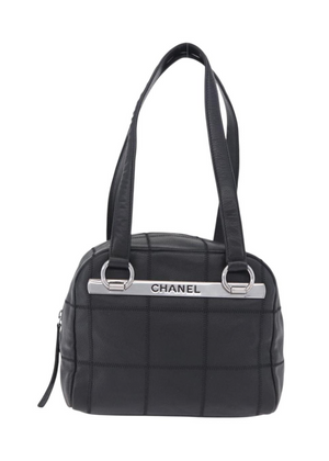 Chanel Black and Silver Shoulder Bag