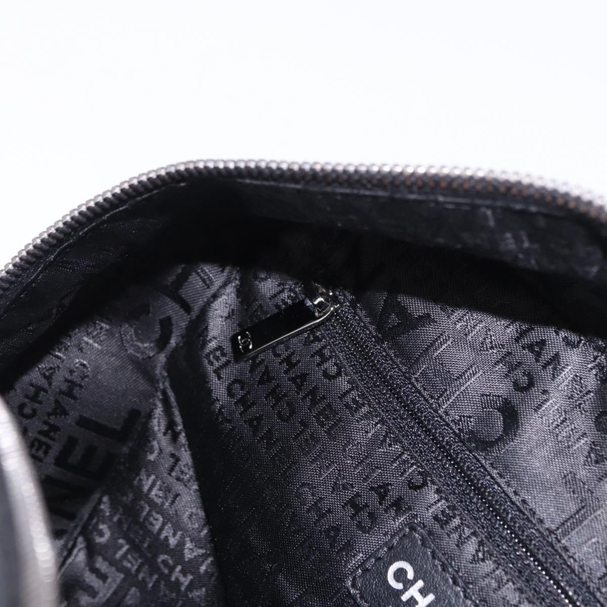 Chanel Black and Silver Shoulder Bag