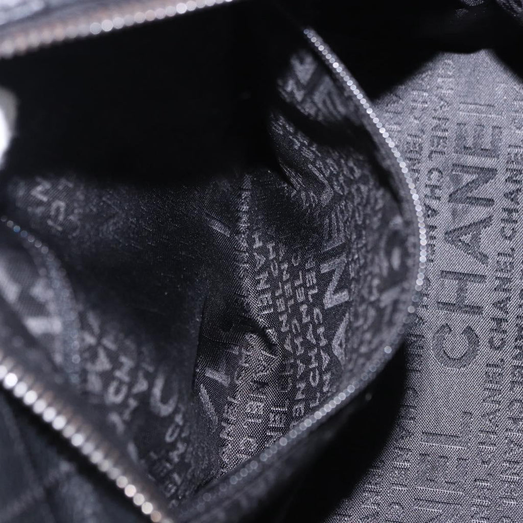 Chanel Black and Silver Shoulder Bag