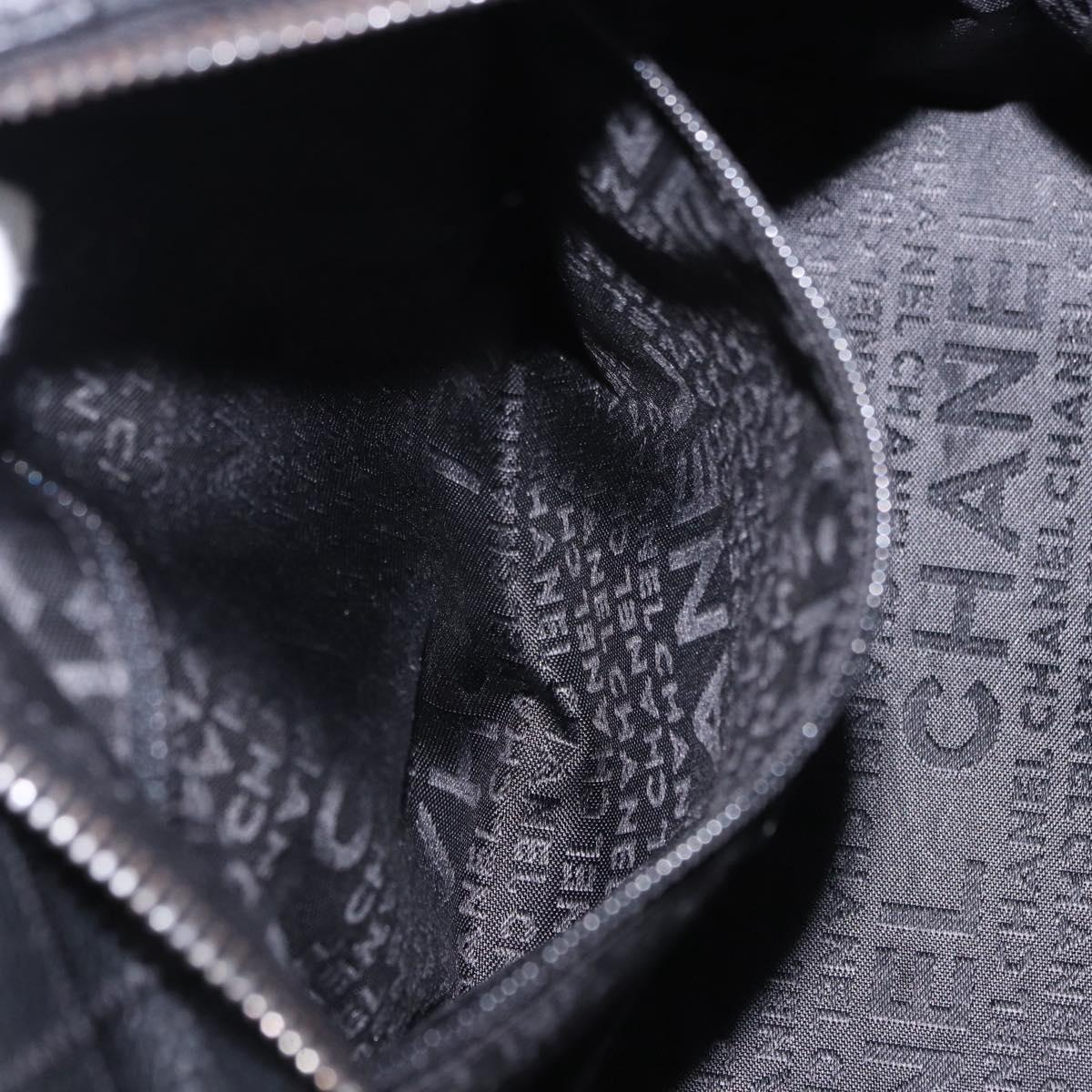 Chanel Black and Silver Shoulder Bag