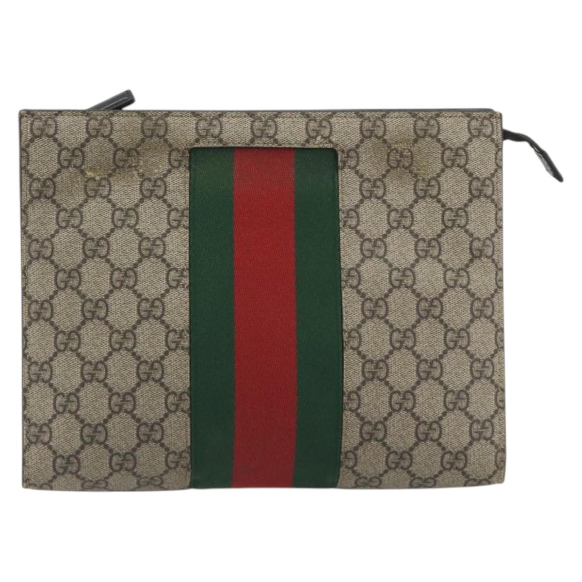 Gucci Monogram Sherry Line Clutch