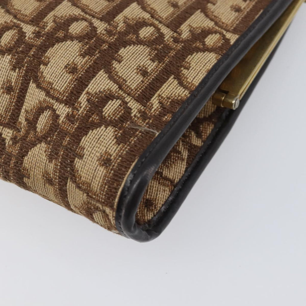 Dior Burgundy Trotter Snap Clutch