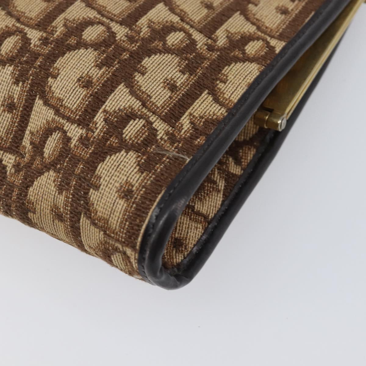 Dior Burgundy Trotter Snap Clutch
