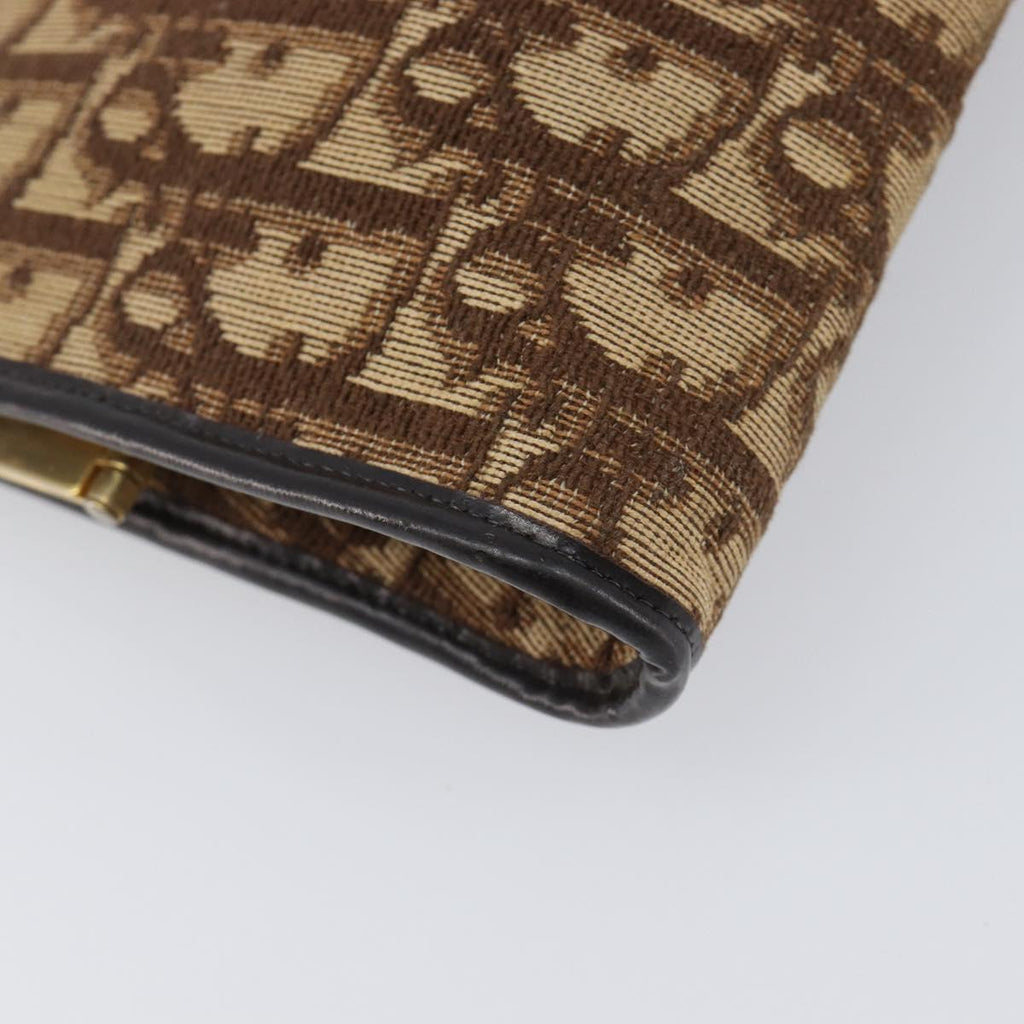 Dior Burgundy Trotter Snap Clutch
