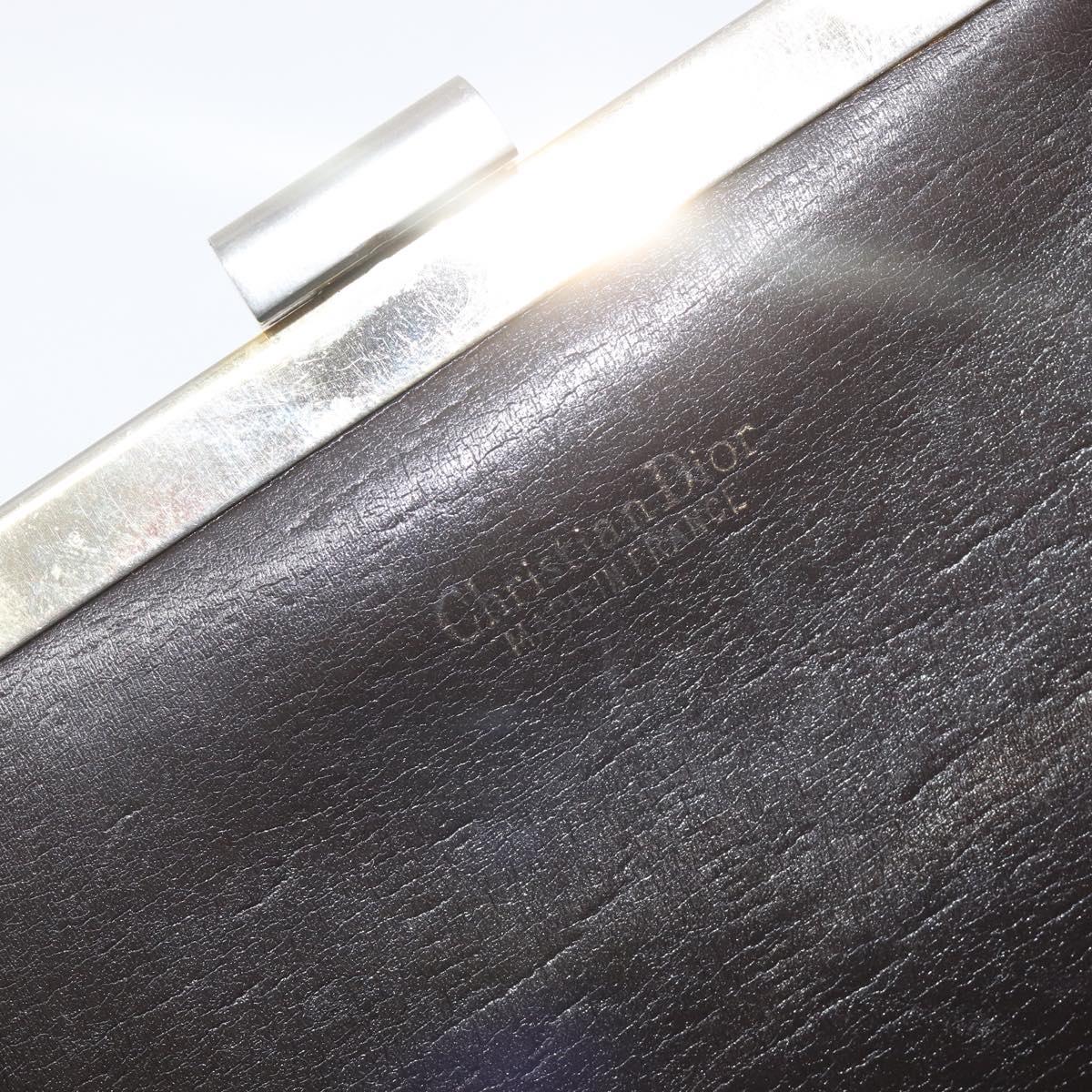 Dior Burgundy Trotter Snap Clutch