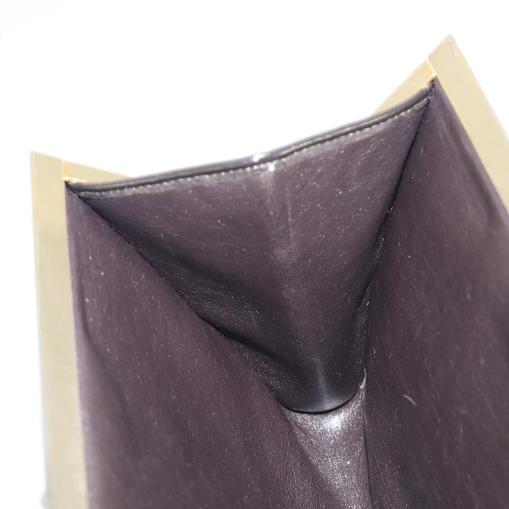 Dior Burgundy Trotter Snap Clutch