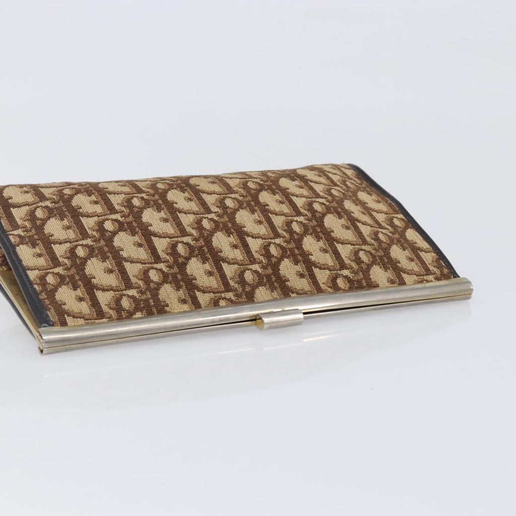 Dior Burgundy Trotter Snap Clutch